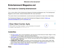 Tablet Screenshot of entertainmentmagazine.net